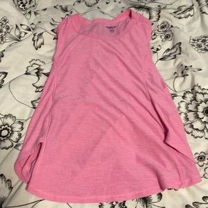 Pink active tank top
